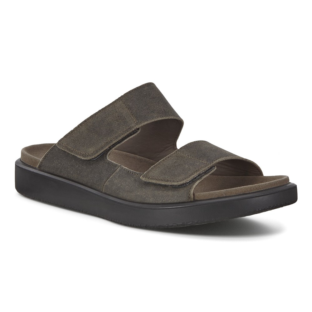 ECCO Mens Sandals Dark Grey - Flowt - UGT-827035